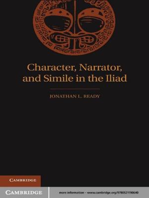 Book cover of Character, Narrator, and Simile in the Iliad