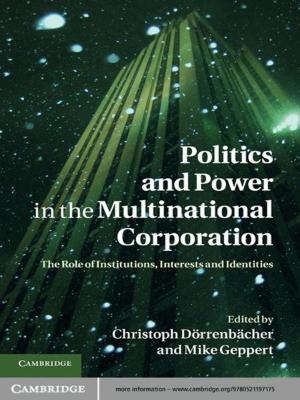 bigCover of the book Politics and Power in the Multinational Corporation by 