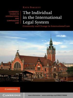 Cover of the book The Individual in the International Legal System by François Fouss, Marco Saerens, Masashi Shimbo