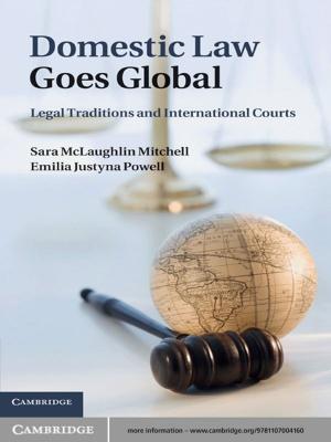 Book cover of Domestic Law Goes Global