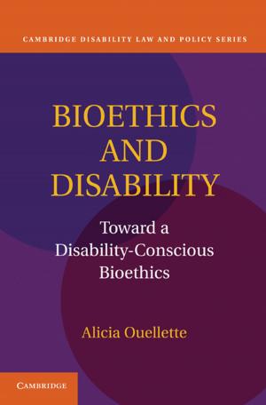 Cover of the book Bioethics and Disability by Peter J. Adams