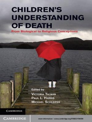 Cover of the book Children's Understanding of Death by Hans-Peter Gail, Erwin Sedlmayr