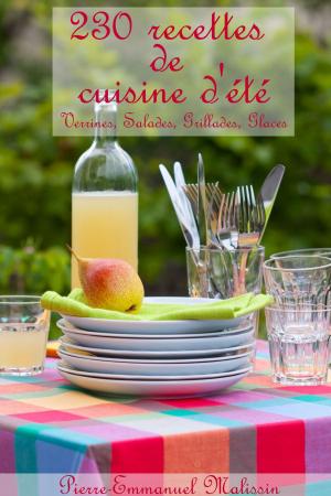 Book cover of 230 recettes de cuisine d'été, Verrines, Salades, Grillades, Glaces