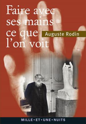 Cover of the book « Faire avec ses mains ce que l'on voit » by Michel del Castillo