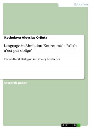 Book cover of Language in Ahmadou Kourouma´s 'Allah n'est pas obligé'