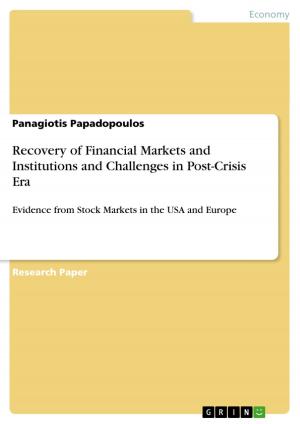 Cover of the book Recovery of Financial Markets and Institutions and Challenges in Post-Crisis Era by Jörg Drischel