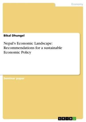 Cover of the book Nepal's Economic Landscape: Recommendations for a sustainable Economic Policy by Charles Davis James