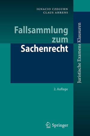 Cover of the book Fallsammlung zum Sachenrecht by 
