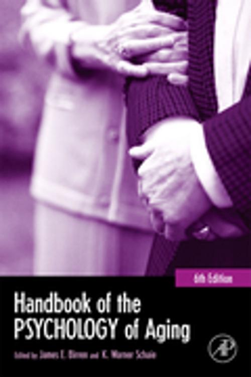 Cover of the book Handbook of the Psychology of Aging by , Elsevier Science
