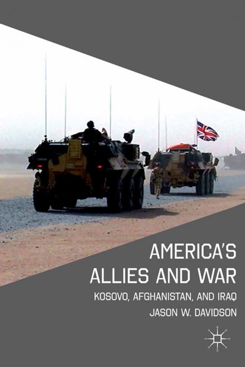 Cover of the book America's Allies and War by J. Davidson, Palgrave Macmillan US
