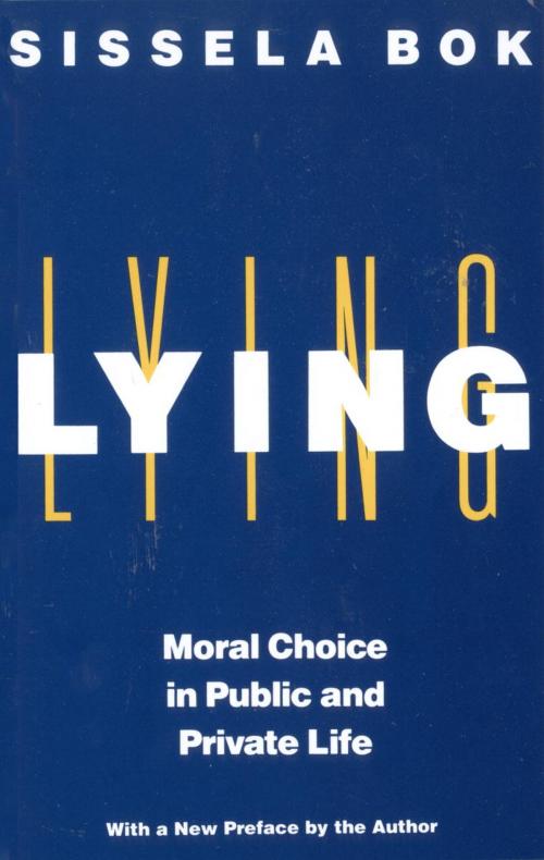 Cover of the book Lying by Sissela Bok, Knopf Doubleday Publishing Group