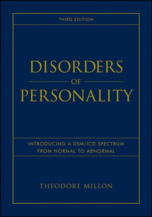 Cover of the book Disorders of Personality by Theodore Millon, Wiley