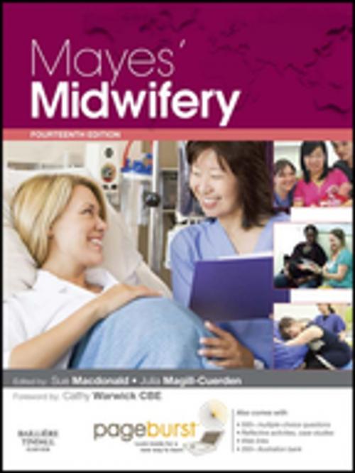 Cover of the book Mayes' Midwifery E-Book by Sue Macdonald, MSc PGCEA ADM RM RN FETC FRCM (Hon), Elsevier Health Sciences