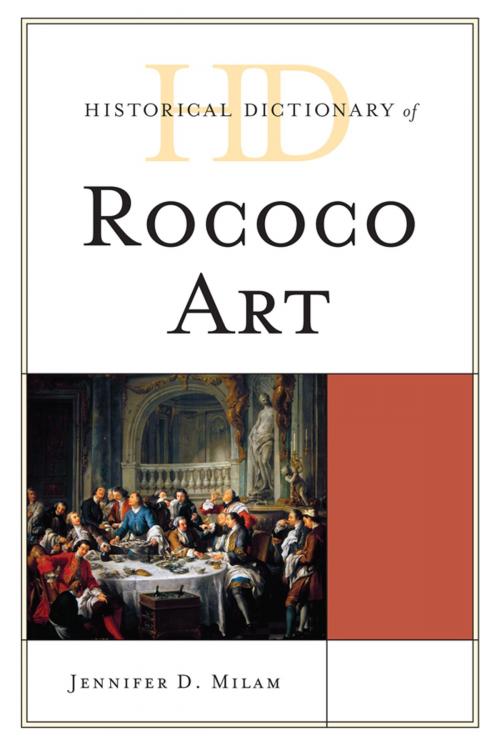 Cover of the book Historical Dictionary of Rococo Art by Jennifer D. Milam, Scarecrow Press