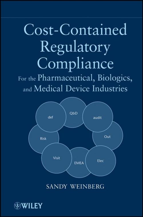Cover of the book Cost-Contained Regulatory Compliance by Sandy Weinberg, Wiley