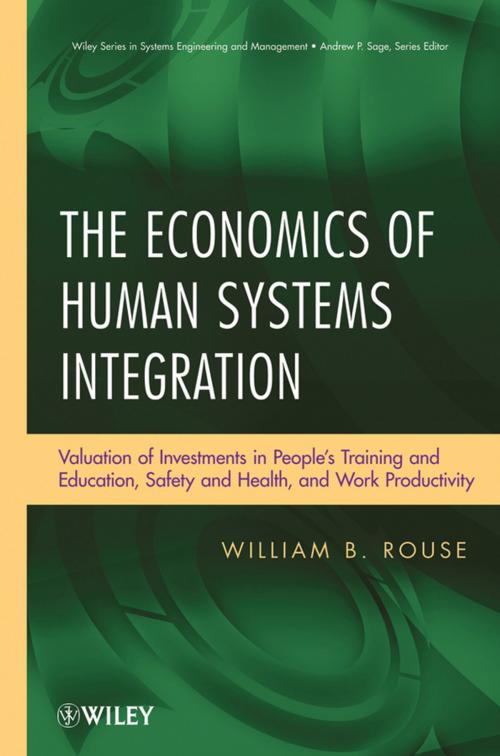 Cover of the book The Economics of Human Systems Integration by William B. Rouse, Wiley