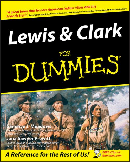 Cover of the book Lewis and Clark For Dummies by Sammye J. Meadows, Jana Prewitt, Wiley