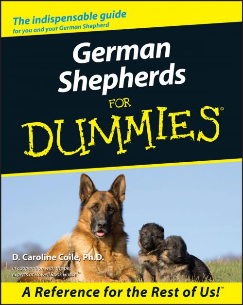 Cover of the book German Shepherds For Dummies by D. Caroline Coile, Wiley
