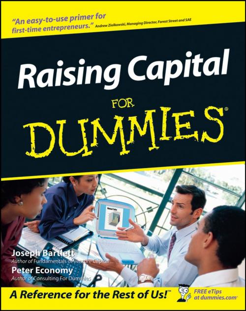 Cover of the book Raising Capital For Dummies by Joseph W. Bartlett, Peter Economy, Wiley