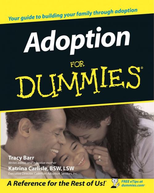 Cover of the book Adoption For Dummies by Tracy Barr, Katrina Carlisle, Wiley