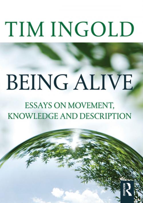 Cover of the book Being Alive by Tim Ingold, Taylor and Francis