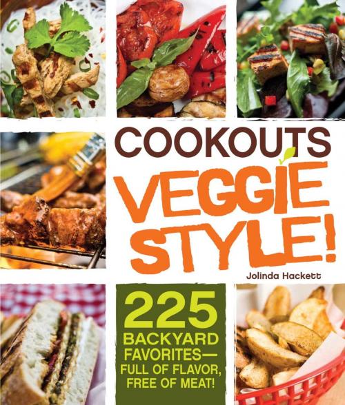 Cover of the book Cookouts Veggie Style! by Jolinda Hackett, Adams Media