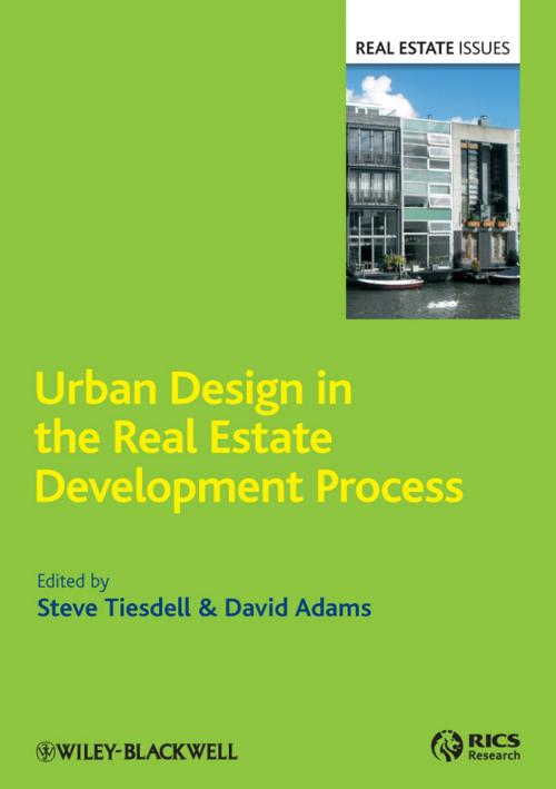 Cover of the book Urban Design in the Real Estate Development Process by Steve Tiesdell, David Adams, Wiley