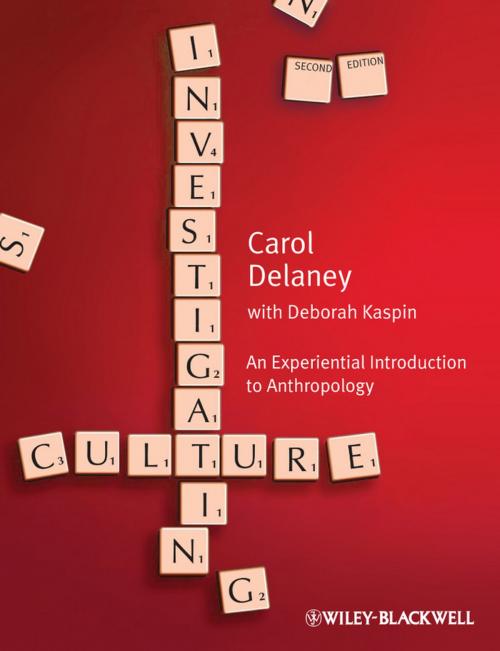 Cover of the book Investigating Culture by Carol Delaney, Wiley
