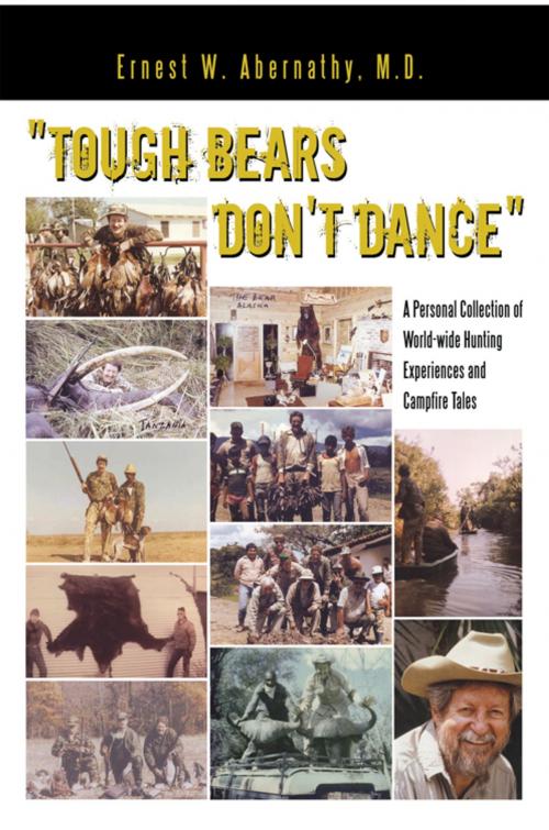 Cover of the book "Tough Bears Don't Dance" by Ernest W. Abernathy, AuthorHouse