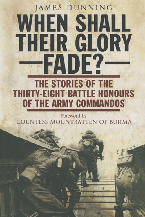 Cover of the book When Shall Their Glory Fade? by James Dunning, Frontline Books