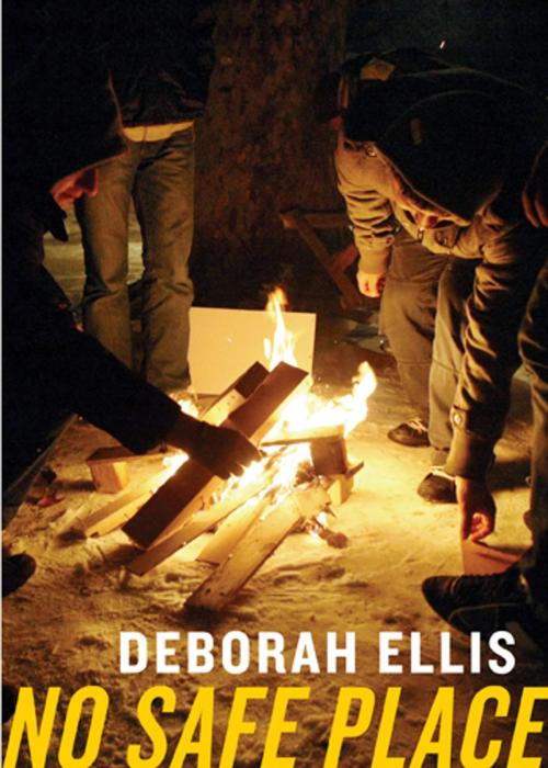 Cover of the book No Safe Place by Deborah Ellis, Groundwood Books Ltd