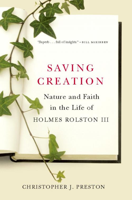 Cover of the book Saving Creation by Christopher J. Preston, Trinity University Press