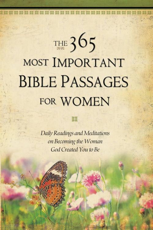 Cover of the book The 365 Most Important Bible Passages for Women by GRQ Inc., Karen Whiting, FaithWords