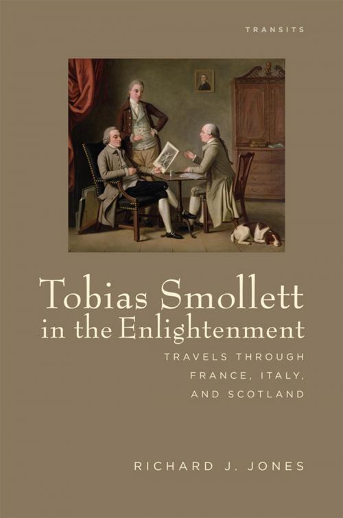 Cover of the book Tobias Smollett in the Enlightenment by Richard J. Jones, Bucknell University Press