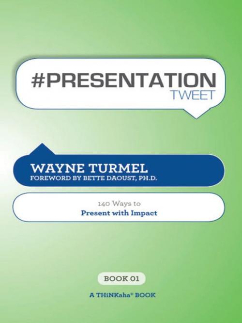 Cover of the book #PRESENTATION tweet Book01 by Wayne Turmel; Edited by Rajesh Setty, Happy About