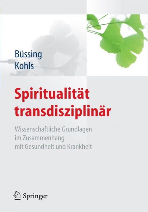 Cover of the book Spiritualität transdisziplinär by , Springer Berlin Heidelberg