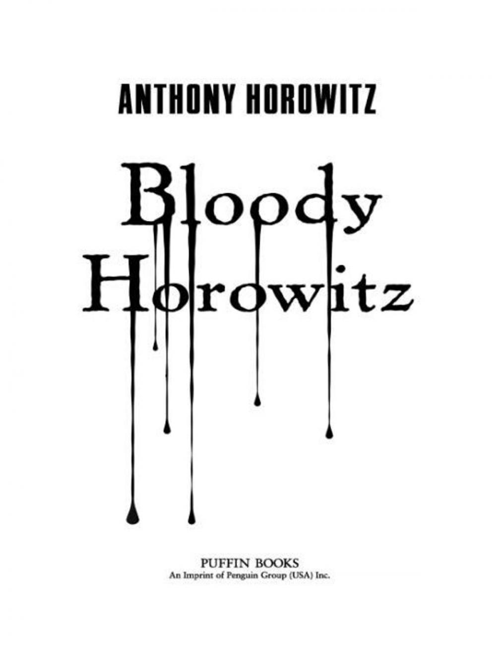 Big bigCover of Bloody Horowitz