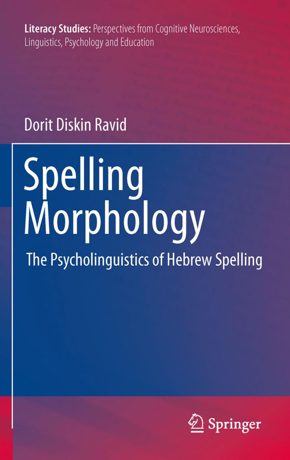 Big bigCover of Spelling Morphology