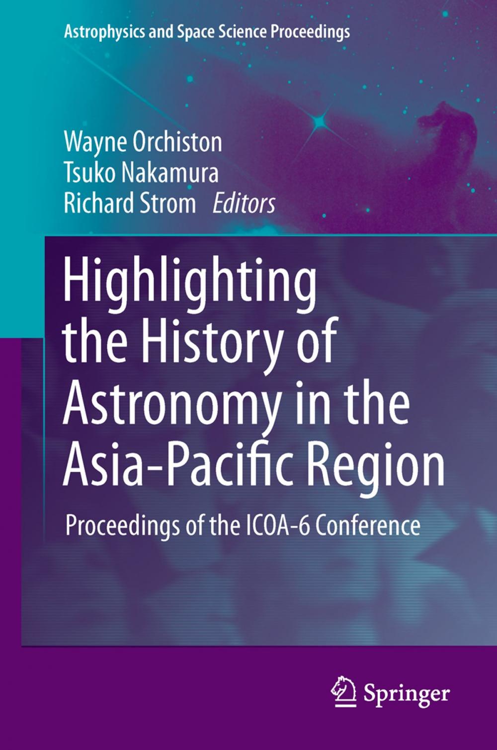 Big bigCover of Highlighting the History of Astronomy in the Asia-Pacific Region