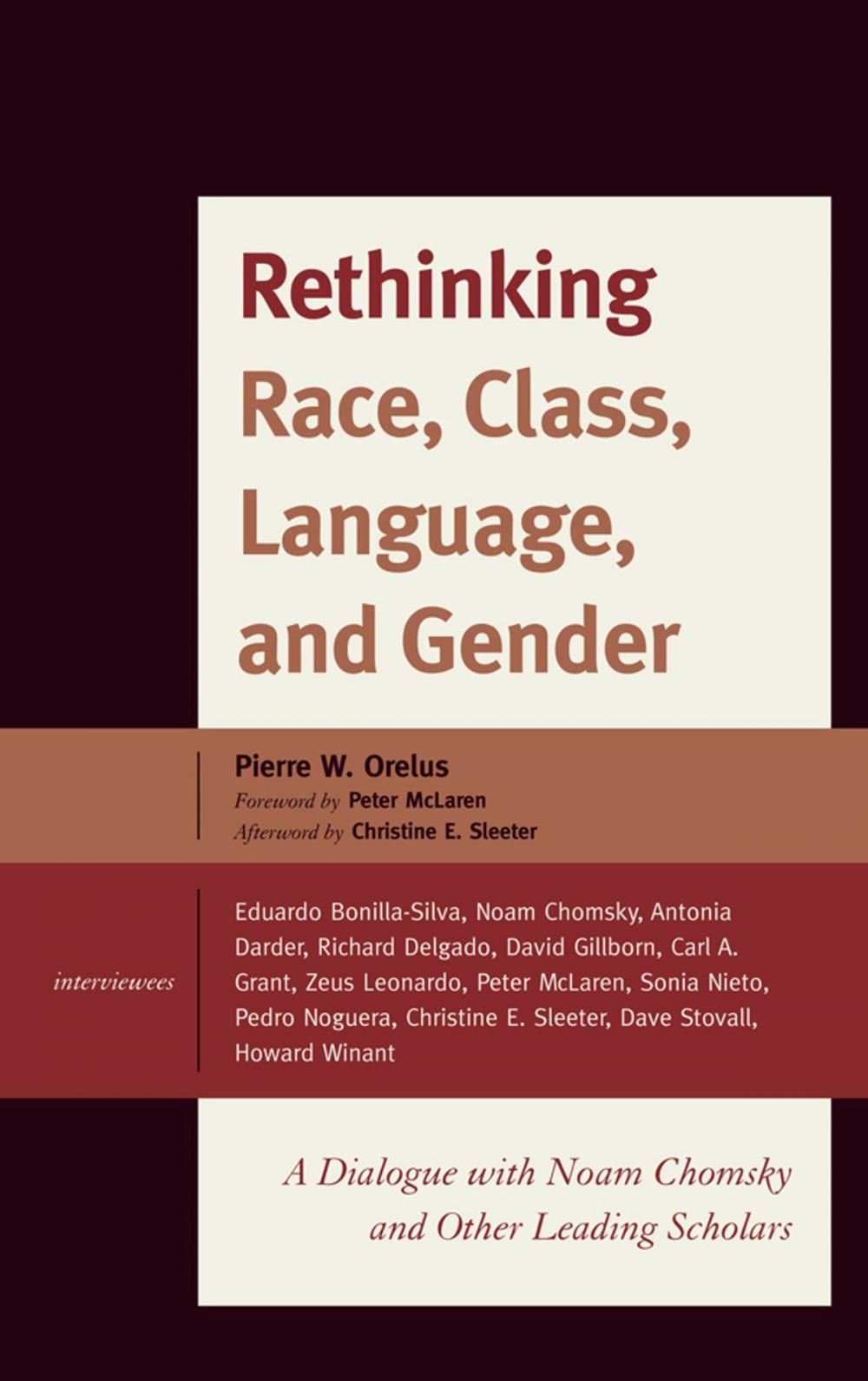 Big bigCover of Rethinking Race, Class, Language, and Gender