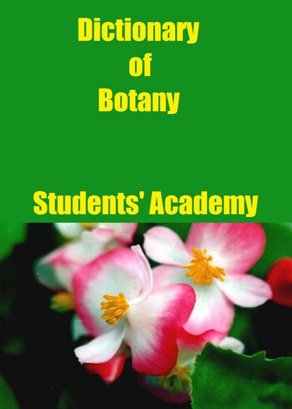Big bigCover of Dictionary of Botany