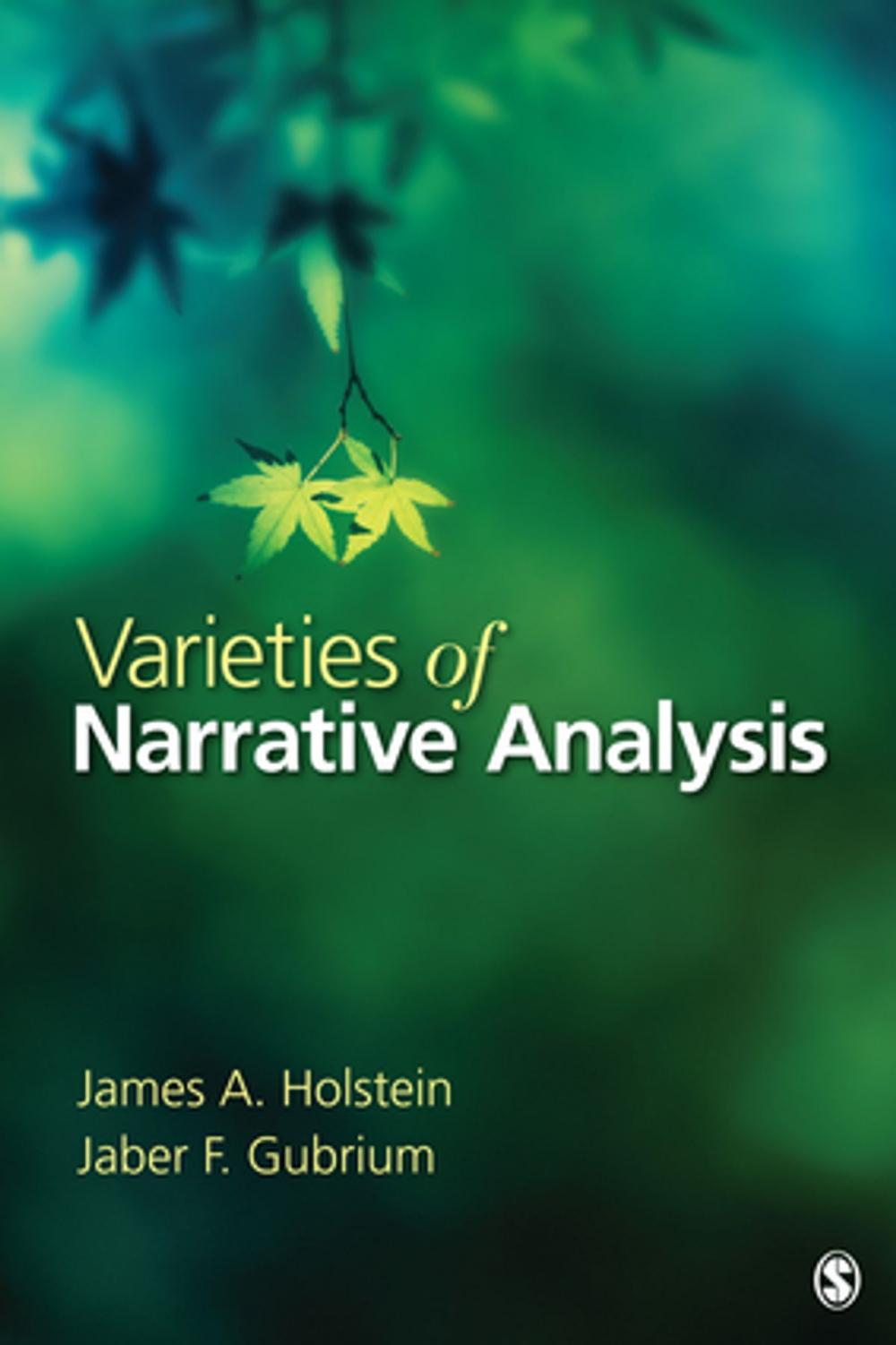 Big bigCover of Varieties of Narrative Analysis