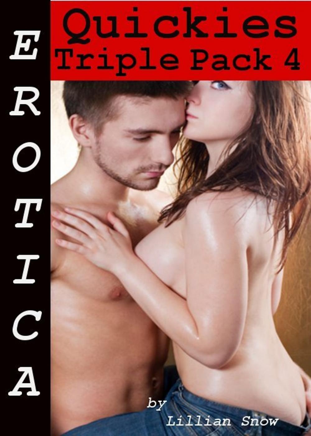 Big bigCover of Erotica: Quickies, Triple Pack 4