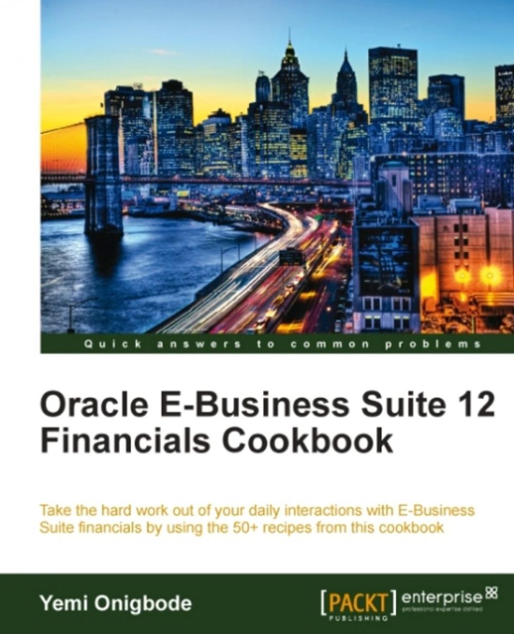 Big bigCover of Oracle E-Business Suite 12 Financials Cookbook