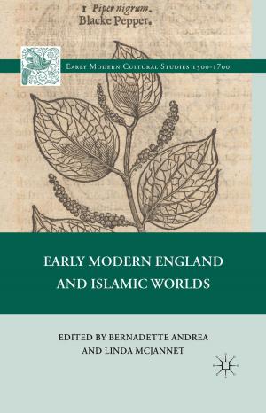 Cover of Early Modern England and Islamic Worlds