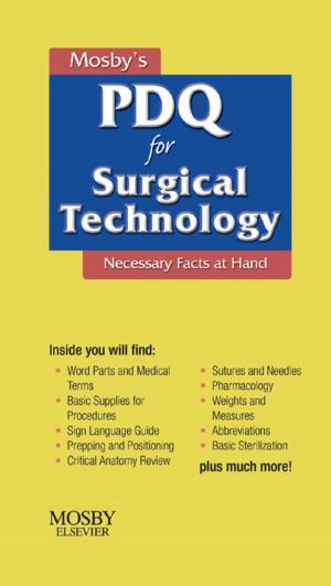 Cover of Mosby's PDQ for Surgical Technology - E-Book