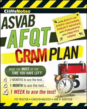 Book cover of CliffsNotes ASVAB AFQT Cram Plan
