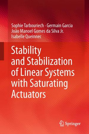 Cover of the book Stability and Stabilization of Linear Systems with Saturating Actuators by Allan D. Struthers, Colin M. Feek, Christopher R.W. Edwards