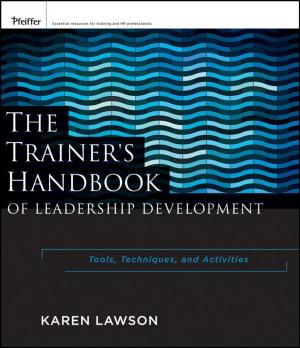 Book cover of The Trainer's Handbook of Leadership Development