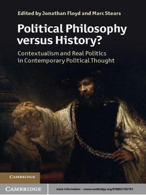 Cover of the book Political Philosophy versus History? by Frank L. Pedrotti, Leno M. Pedrotti, Leno S. Pedrotti
